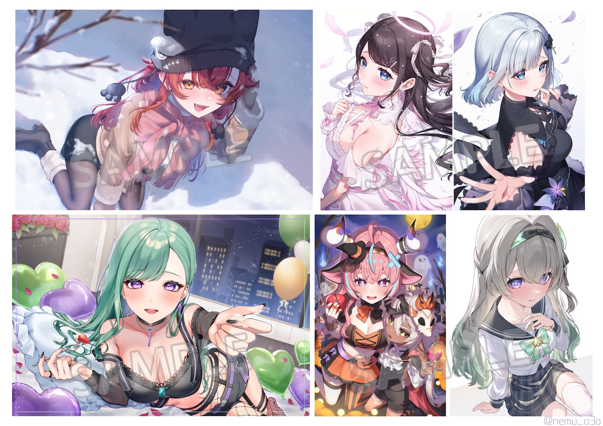 立ち絵や一枚絵、ミニキャラ等を描きます 可愛く且つ綺麗めのイラストを描きます イメージ8