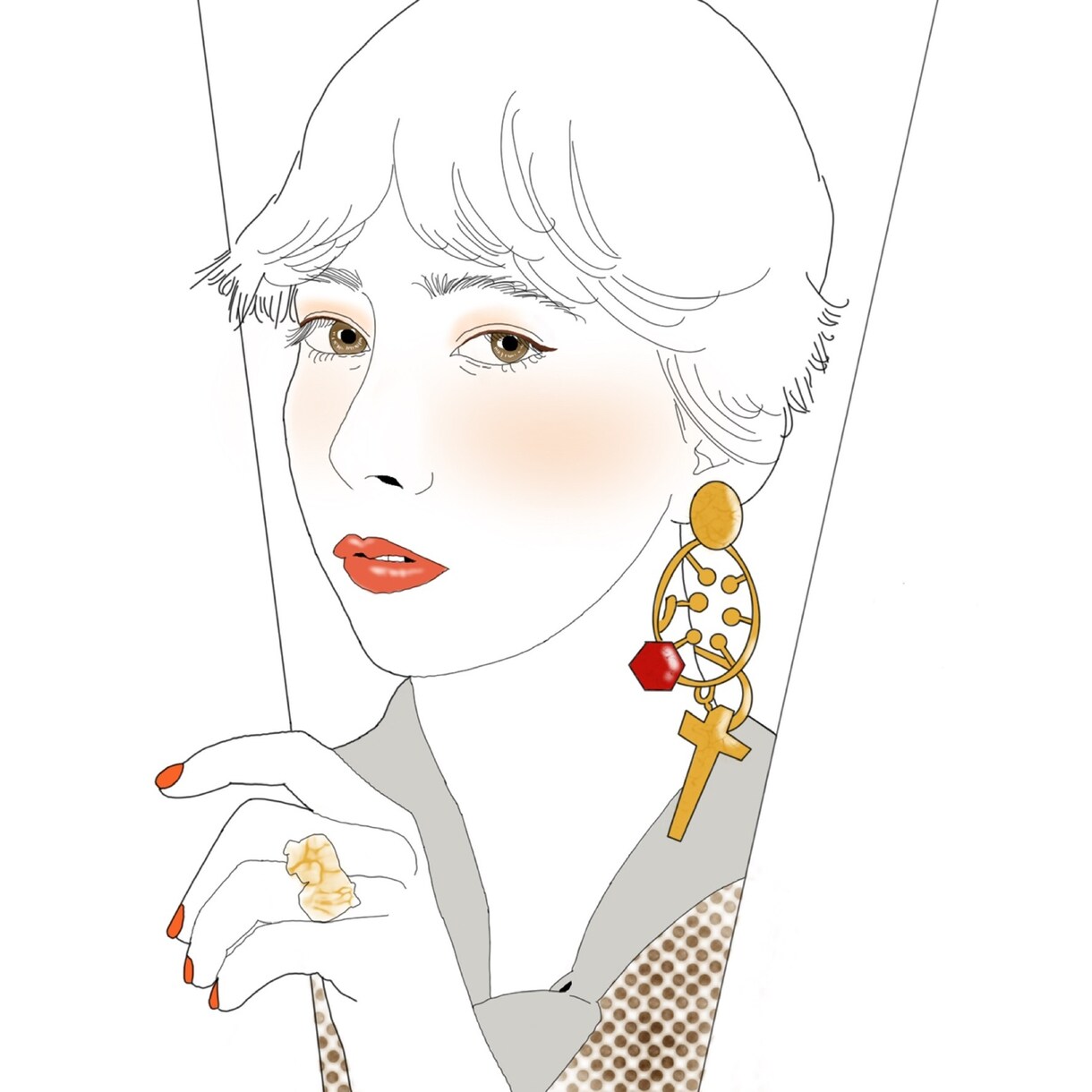 似顔絵、アイコンイラスト描きます シンプルな線画のイラストをメインに描いております。 イメージ2