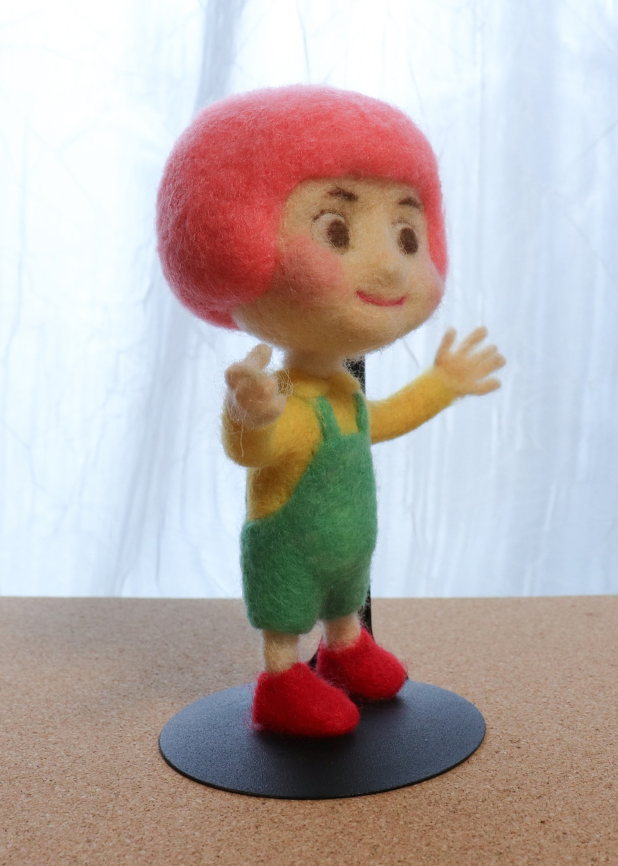 オリジナルの人形を羊毛フェルトで作ります 自由にポーズが変えられる人形です(基本15cmまで） イメージ6