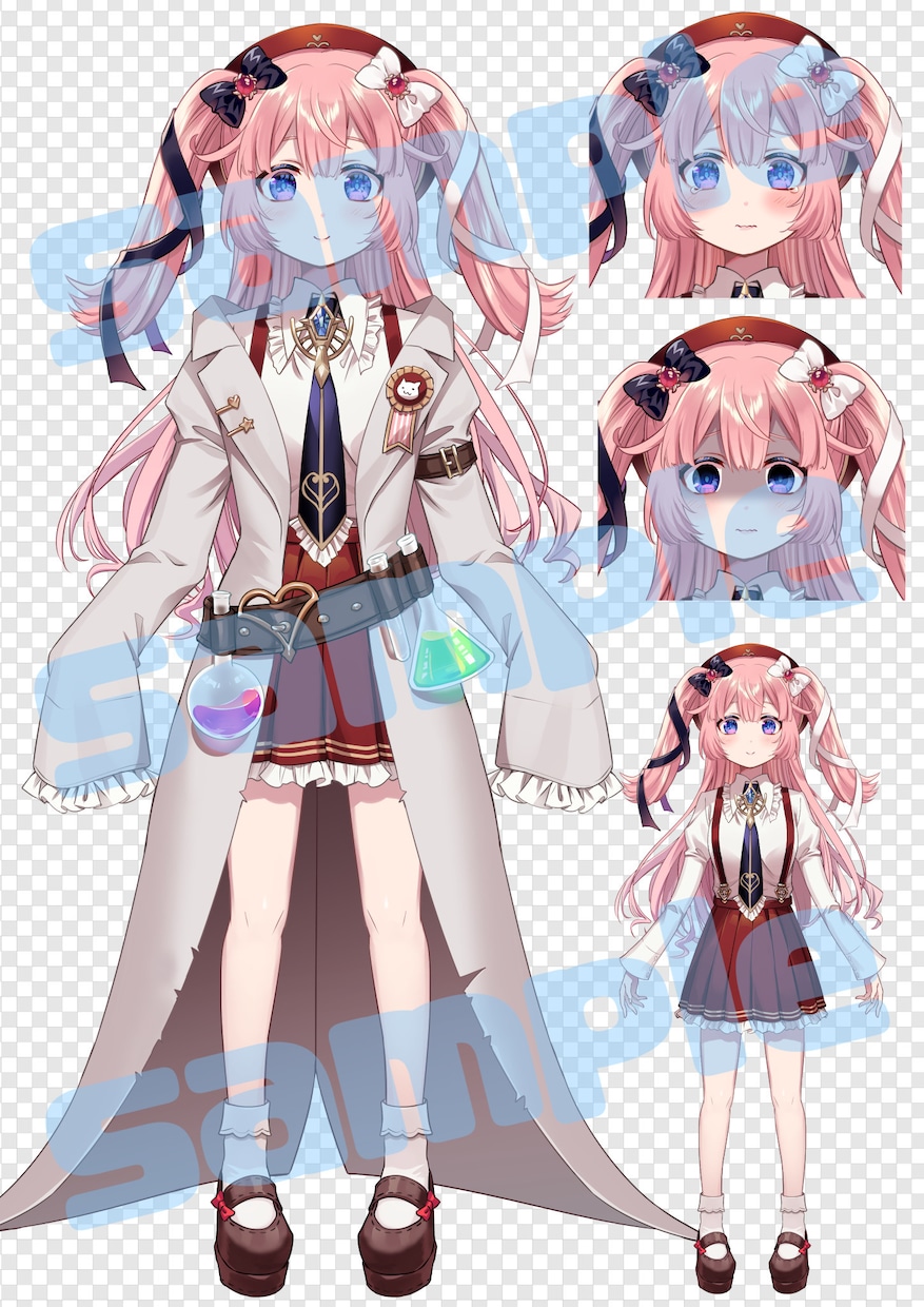 魅力的なキャラデザ＆立ち絵作成いたします 多くのVtuber製作経験あり◎プロ歴10年の漫画家です♪ イメージ5