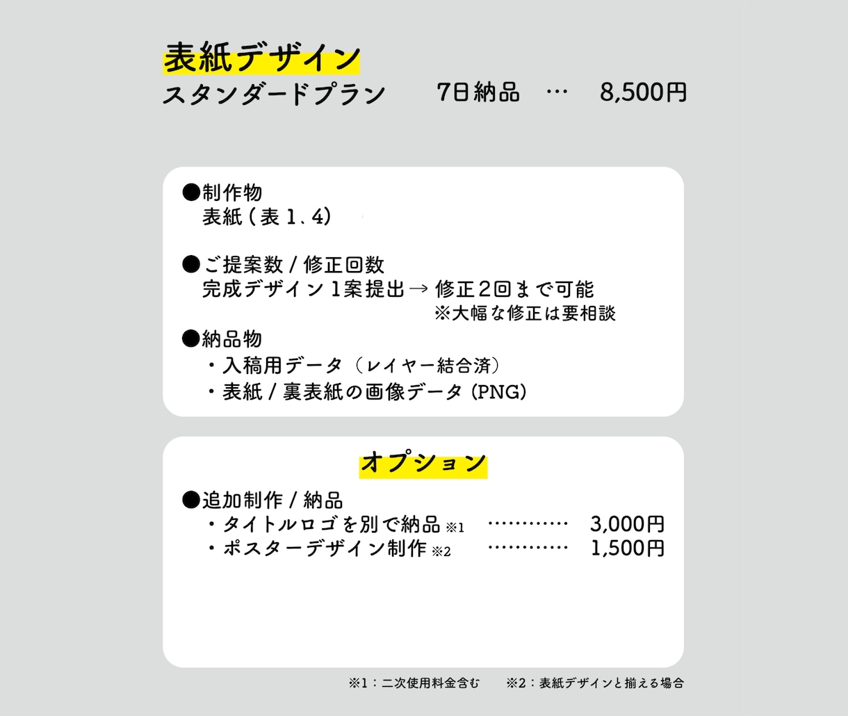 同人誌や電子書籍の表紙制作します 小説等デザインのみの表紙もOK！ イメージ3