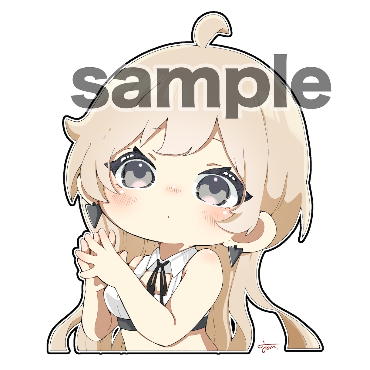 可愛いデフォルメSNSアイコン描きます もちもちなSDイラスト制作します！ イメージ2