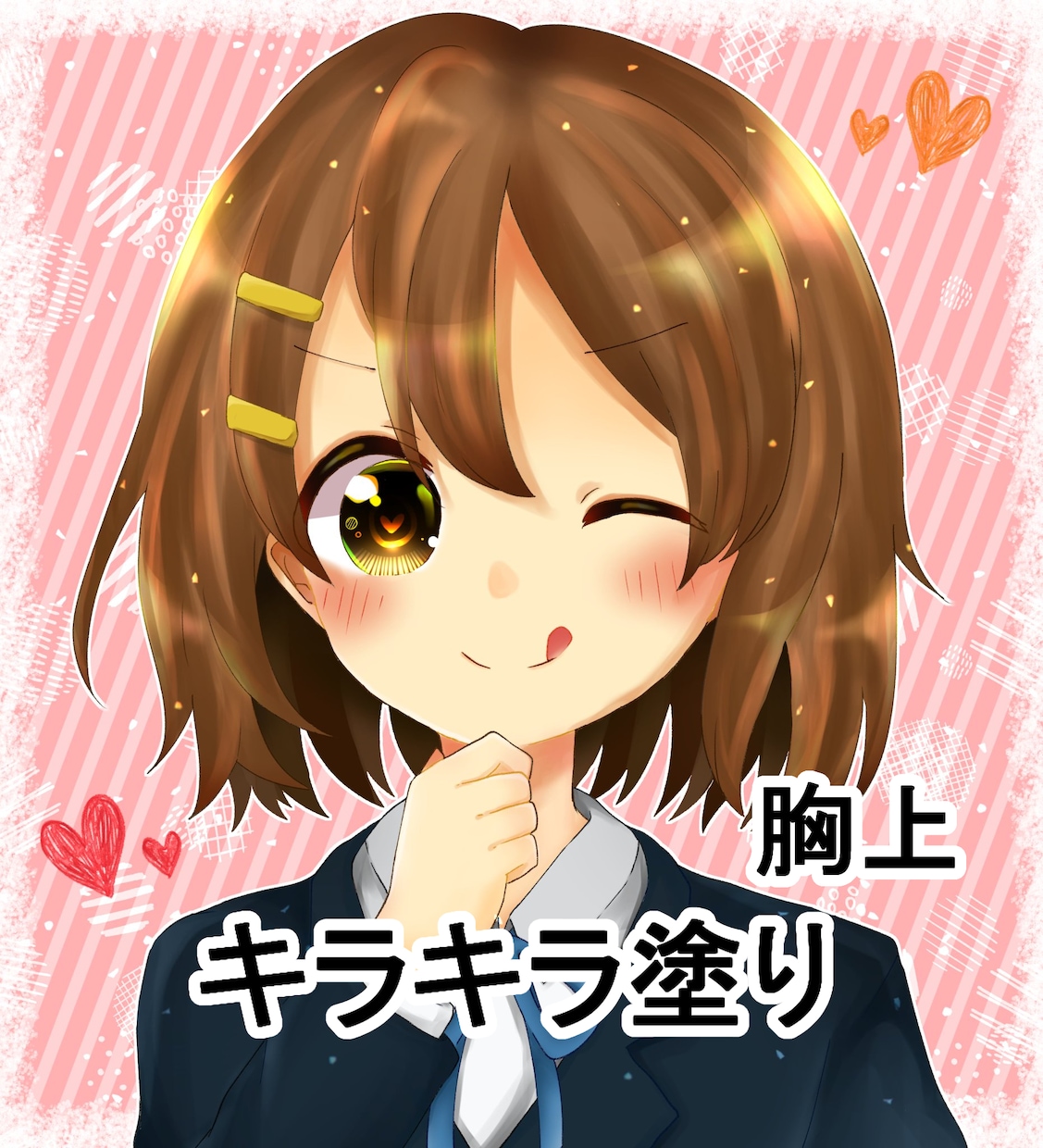 アイコン・ヘッダー・歌ってみた用イラスト描きます 鮮やかでキラキラしたイラストが好きな方におすすめ♡ イメージ2