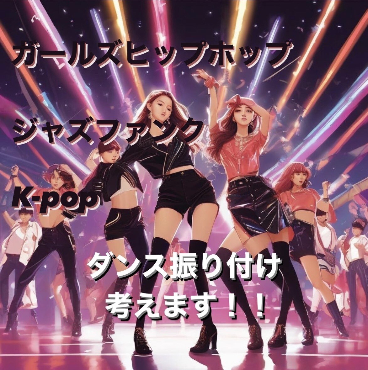 ダンス振り付けを考えます 文化祭や発表会などのダンス振り付けに悩んでる方へ イメージ1
