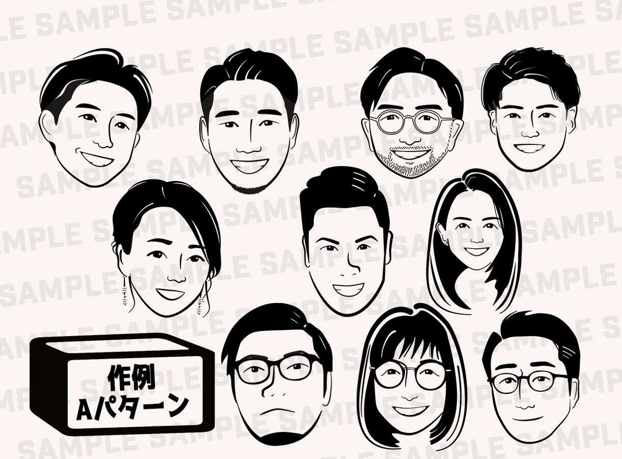Notionっぽい、オシャレなアイコンお描きします 社会人に大好評！副業やSNS、LINEのアイコンにも最適！ イメージ3