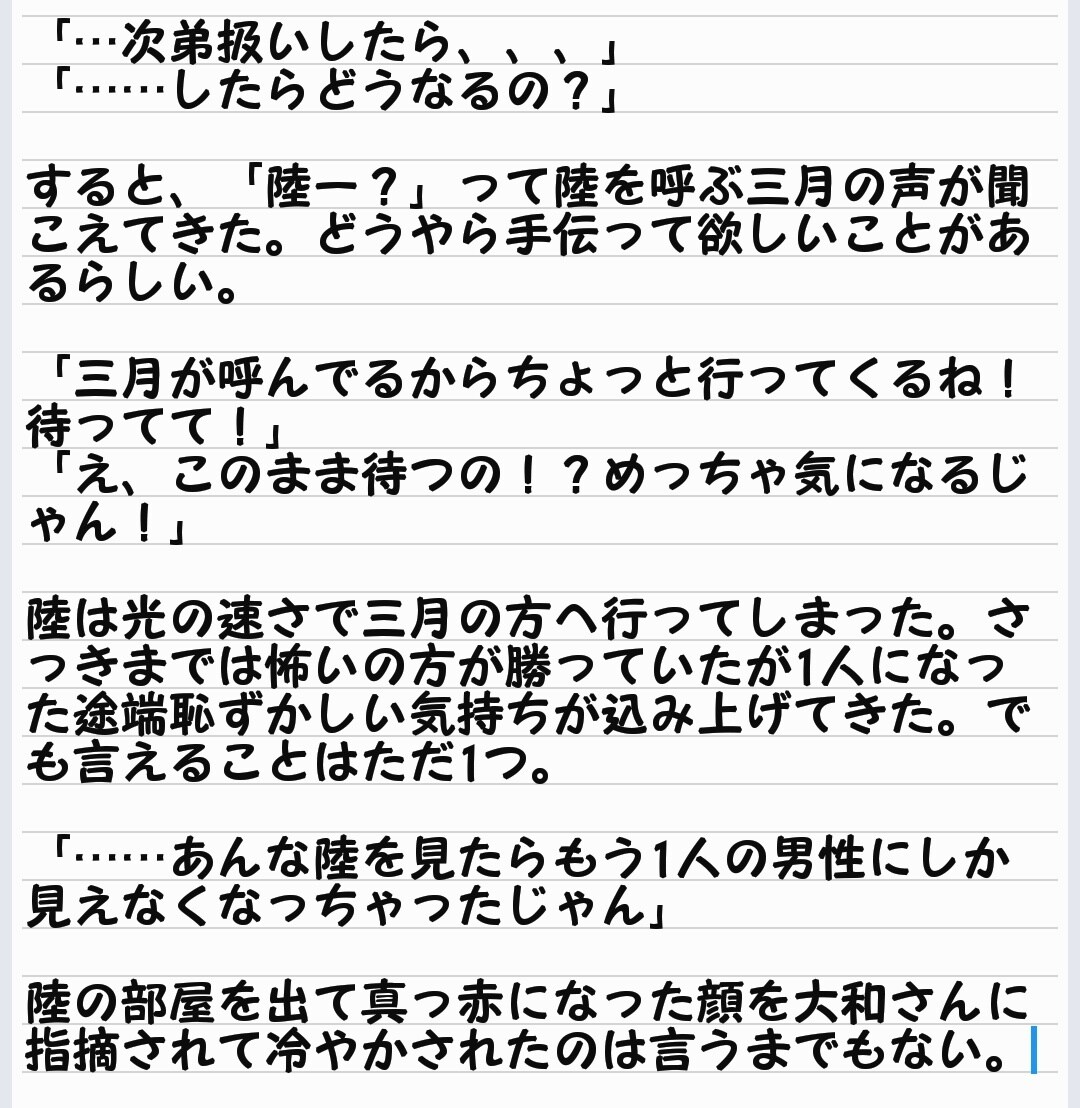 夢小説を書きます 自分の妄想を文字にしたいと思いませんか？ イメージ3