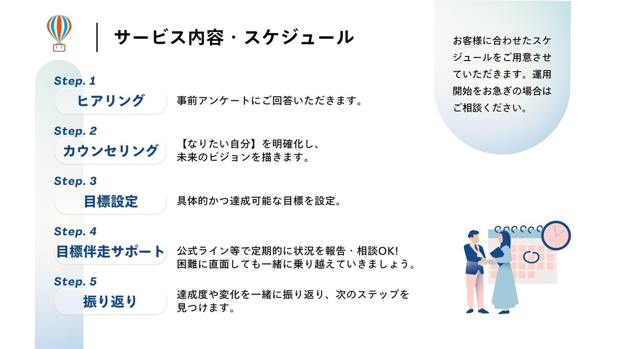 あなたの【なりたい】をサポートします 自分を変える本気の３０日間を送りませんか？ イメージ3
