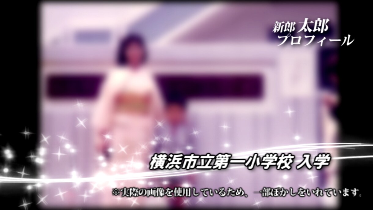 人柄まで伝わる！感動のプロフィールムービー作ります ストーリー重視★世界にひとつだけの映像作品で最高の思い出を！ イメージ3