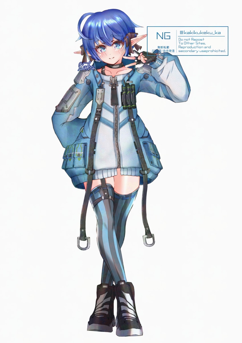 かわいい女の子のイラストを制作します アクスタ用データ、他グッズ系対応データとして作成します！ イメージ6