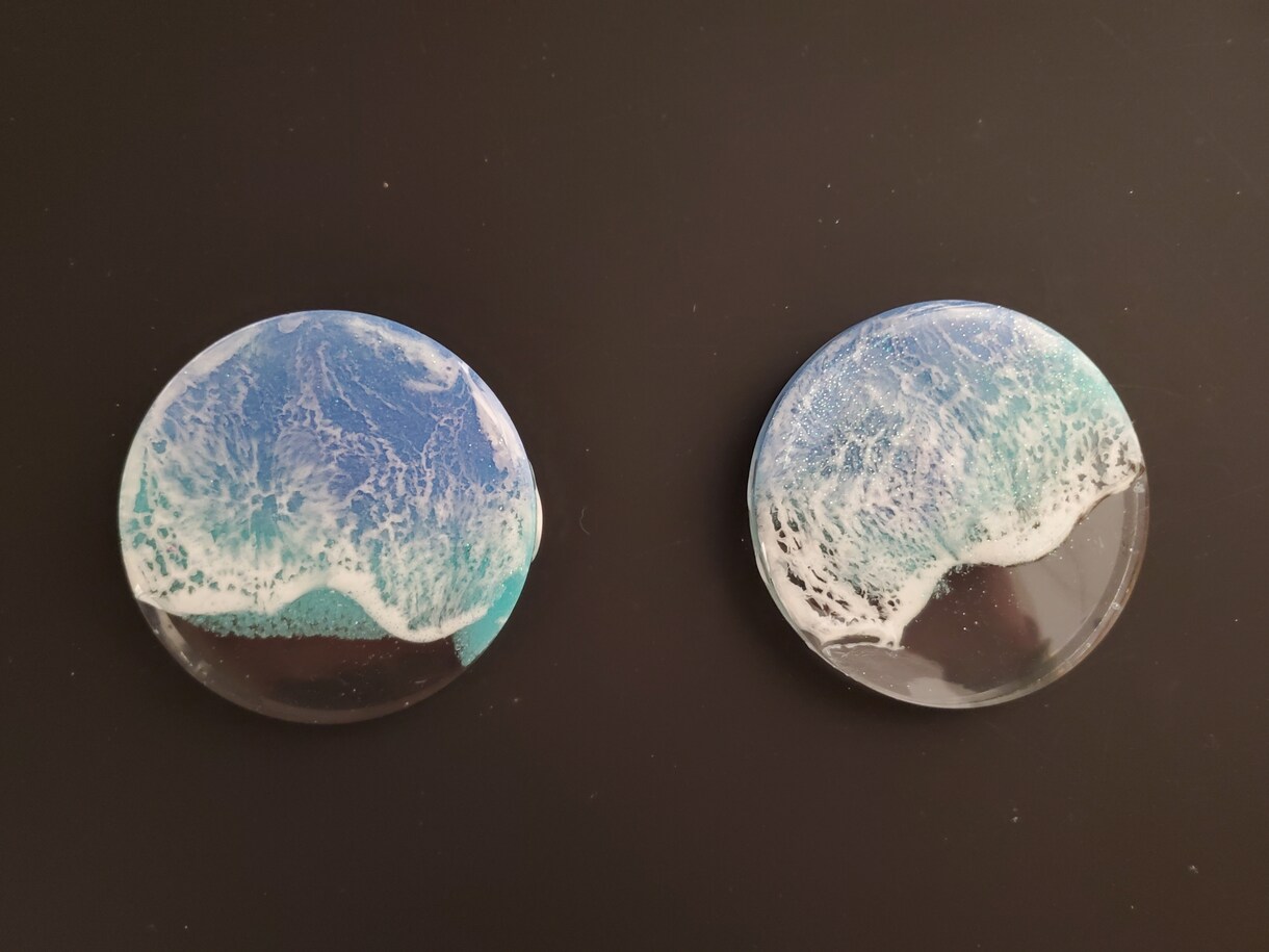 レジンアート受注生産致します 海をテーマにした綺麗な作品です。 イメージ8