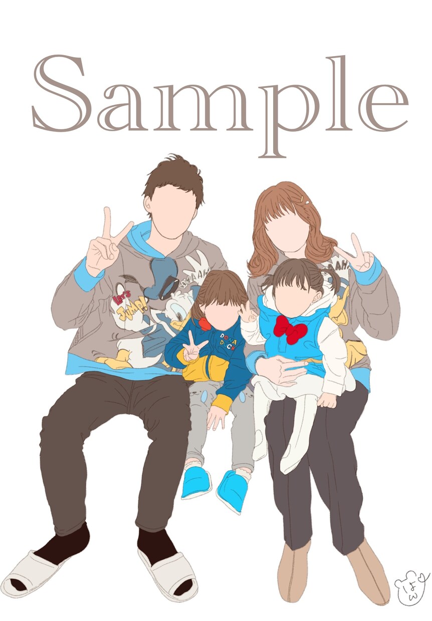 おしゃれな似顔絵アイコン描きます 写真を模写してアイコンを制作します！待ち受け画面にも◎！ イメージ5