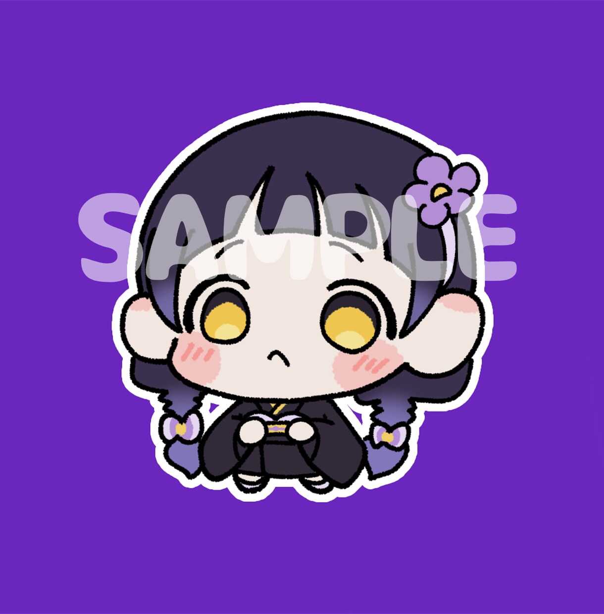 もちもちかわいいミニキャライラスト制作します 商用利用可能！SNSアイコンやグッズなどにどうぞ！ イメージ5