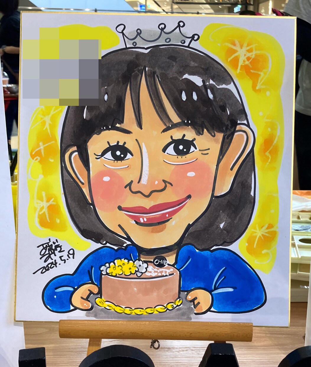 フジTV「笑っていいとも！」似顔絵マスター描きます 「父の日」「母の日」「退職祝」「誕生日祝」プレゼントに最適！ イメージ3