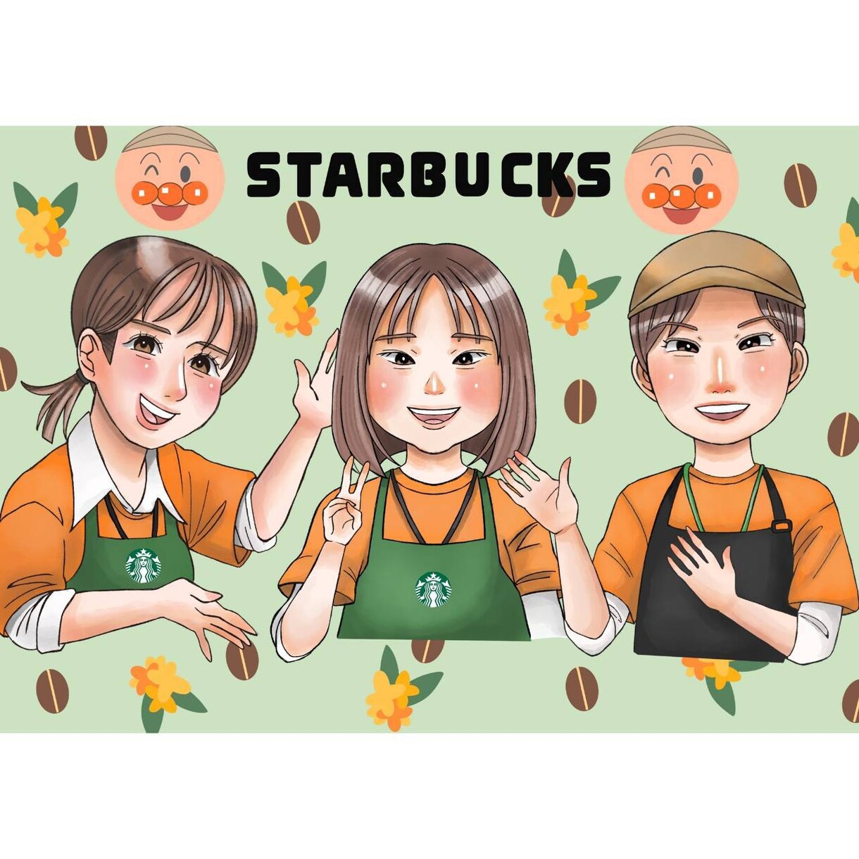 ファーストカットにぴったり！可愛い似顔絵を描きます ふんわり優しい似顔絵を作成いたします。 イメージ2