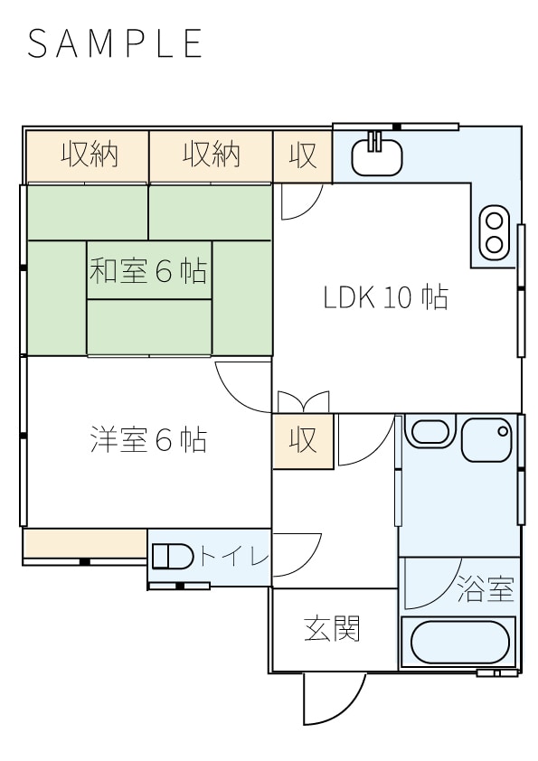手書き図面から「見たまま」トレース図を作成します （手書きトレース）シンプルな間取り図をスピーディに作成 イメージ1