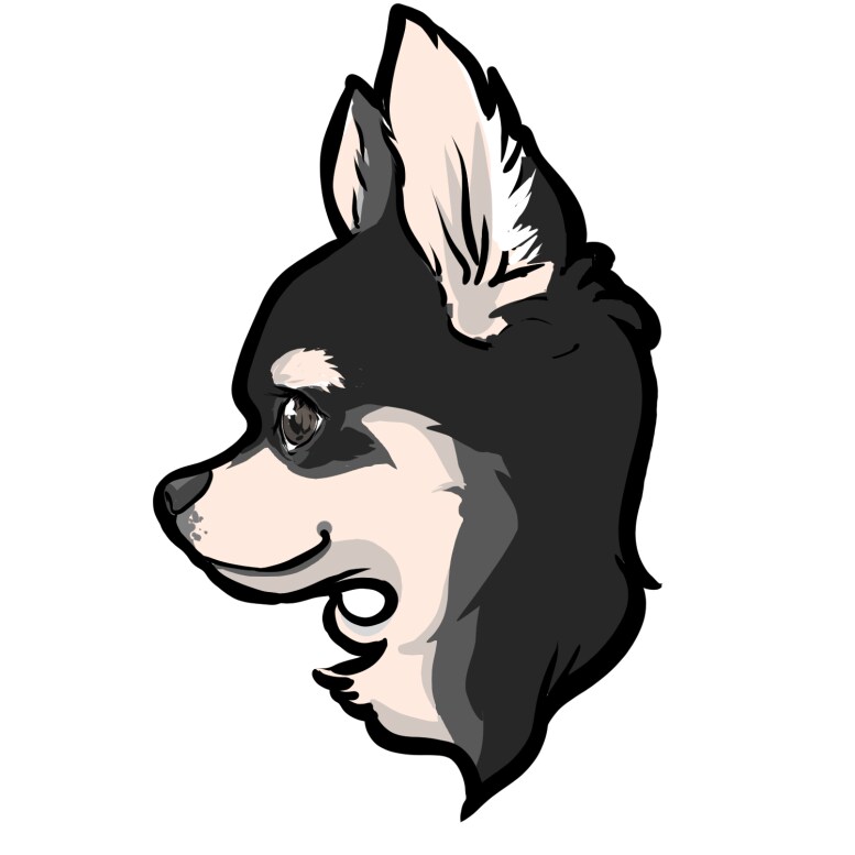 犬の横顔を描きます 即日納品!高クオリティ!うちの子イラストオーダー！アイコンに イメージ4