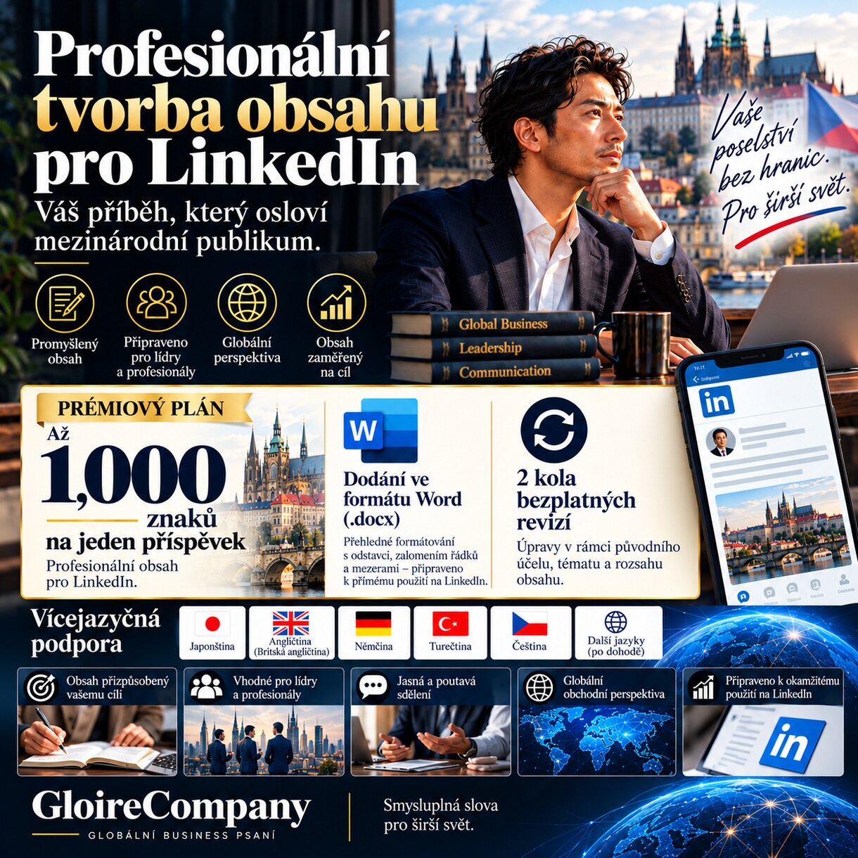 LinkedIn国際発信を戦略設計します 世界市場へ届く発信と文章を個別設計 イメージ5