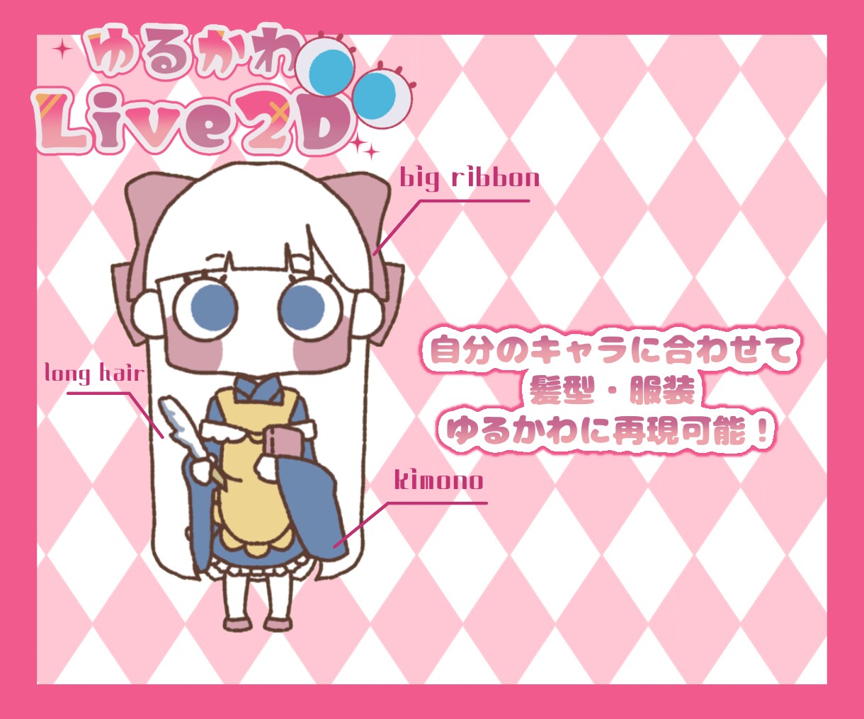 ゆるかわなLive2D作ります あなたオリジナルのゆるかわなLive2Dを イメージ2