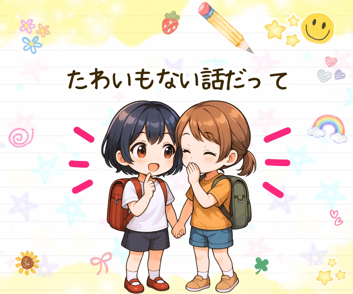 7日間⭐︎隔日で小学生の頃の様な交換日記します 日常の些細な出来事から普段人に言えない事を綴ってください♪ イメージ6