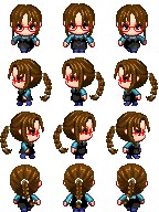 RPGツクールMZ・MV規格の歩行ドット作ります ＲＰＧツクールＭＺ・ＭＶ用のオリジナル歩行ドット作成 イメージ3