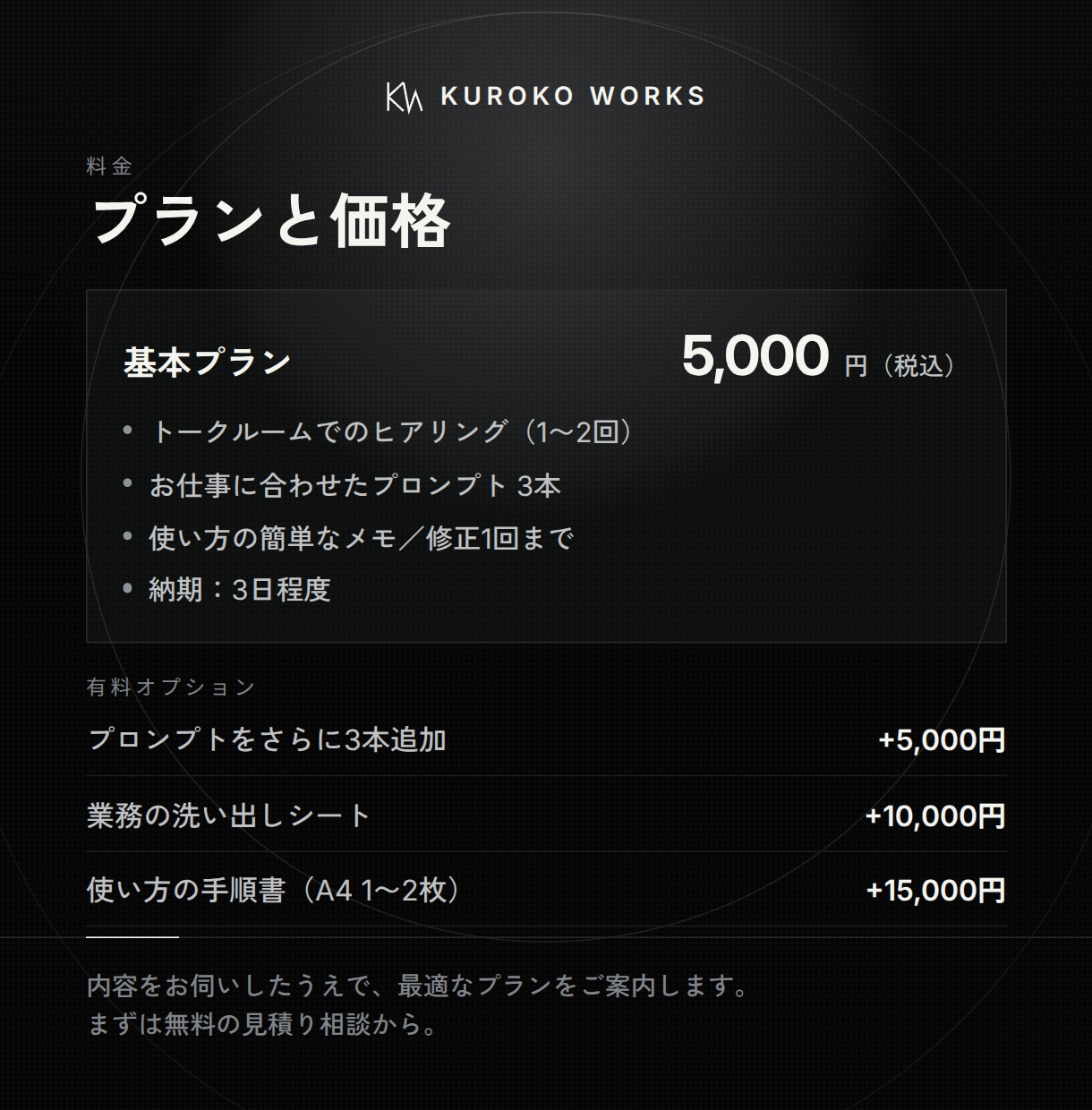 AIの使い方相談とプロンプトを作成します 小さな事業所と個人の方専門。1件ずつ丁寧に対応します イメージ3