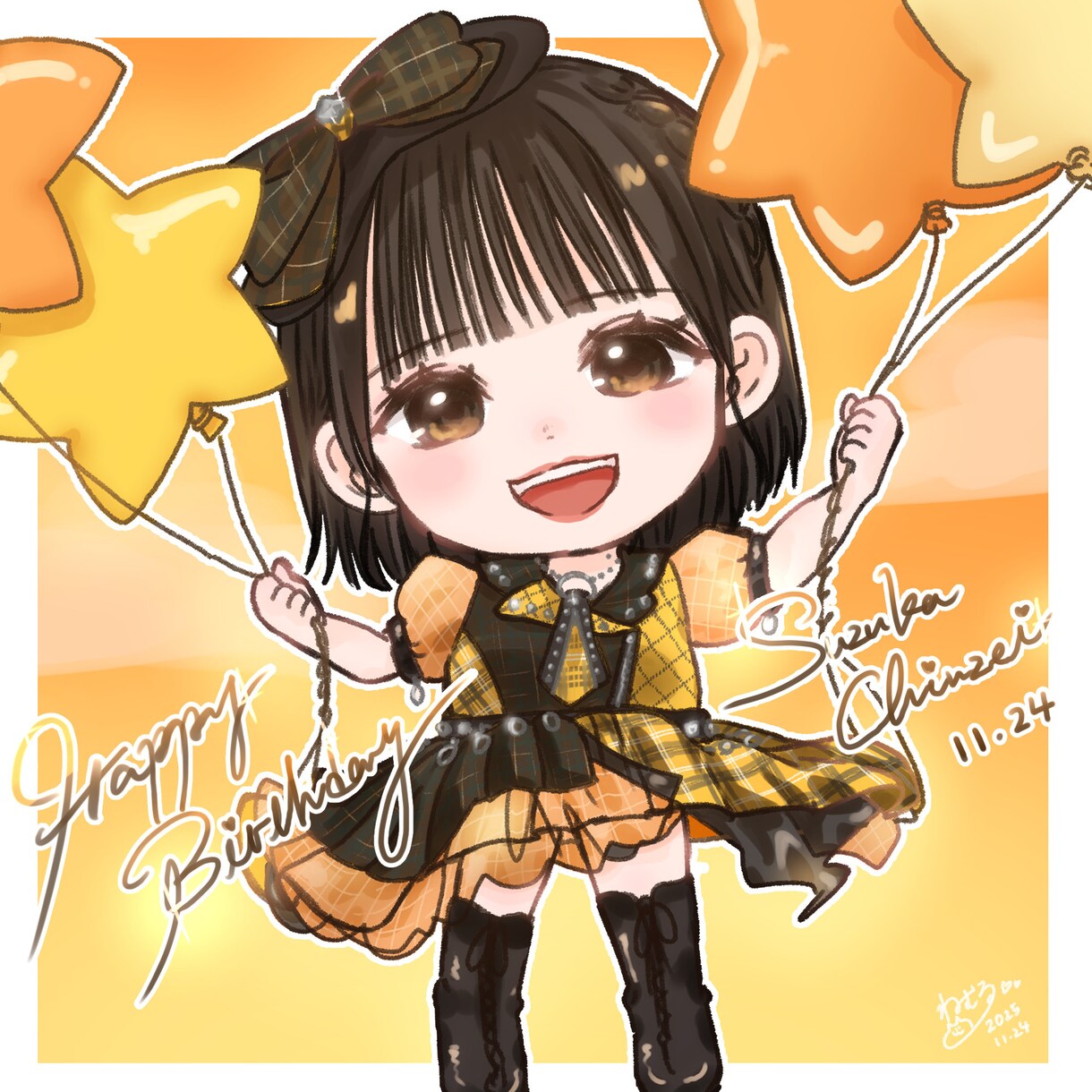 似顔絵イラスト製作いたします ポップな絵柄の表情豊かな似顔絵描きます！ イメージ4