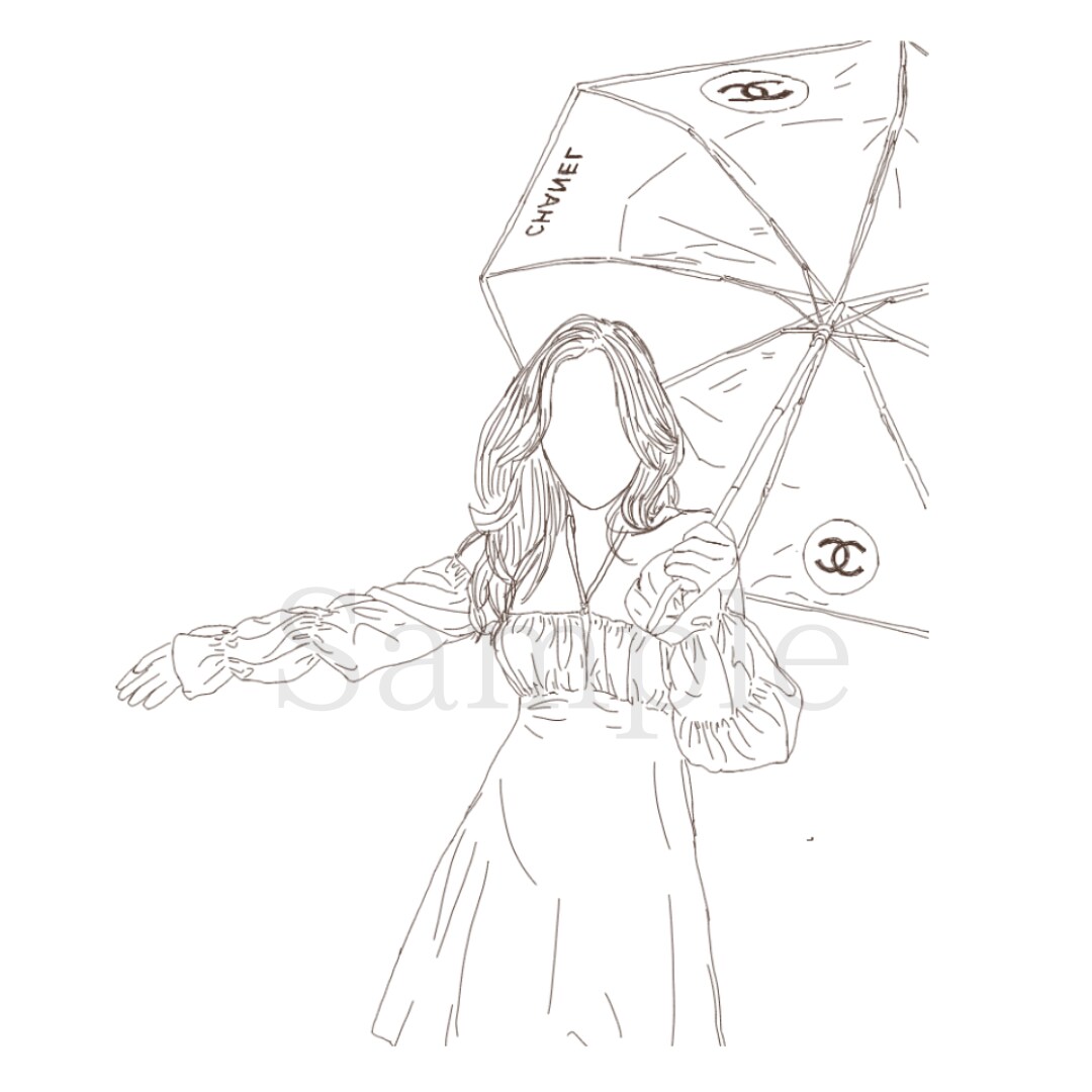 シンプルでオシャレ◎韓国っぽいイラストを描きます ハングル文字も可能◎サンプルをご覧下さい^^ イメージ7