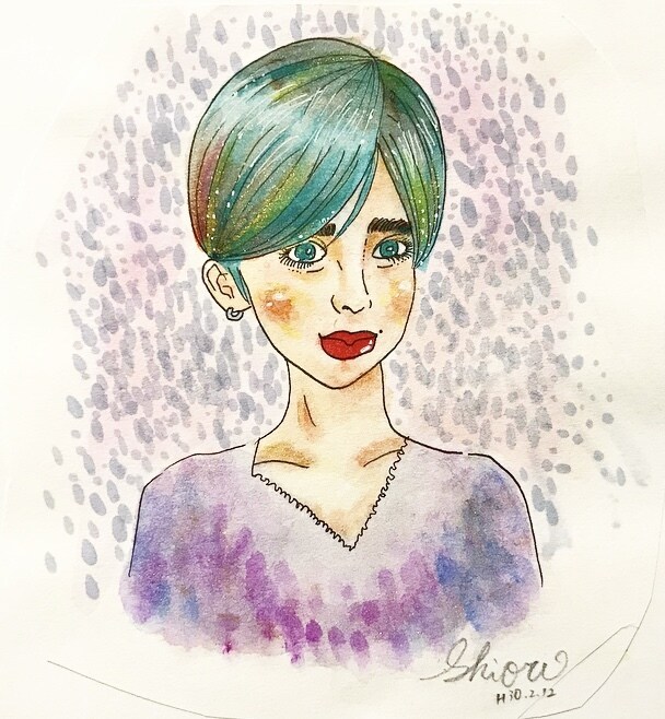 水彩画の手描き似顔絵イラスト描きます 海外風オリジナル似顔絵描きます イメージ3