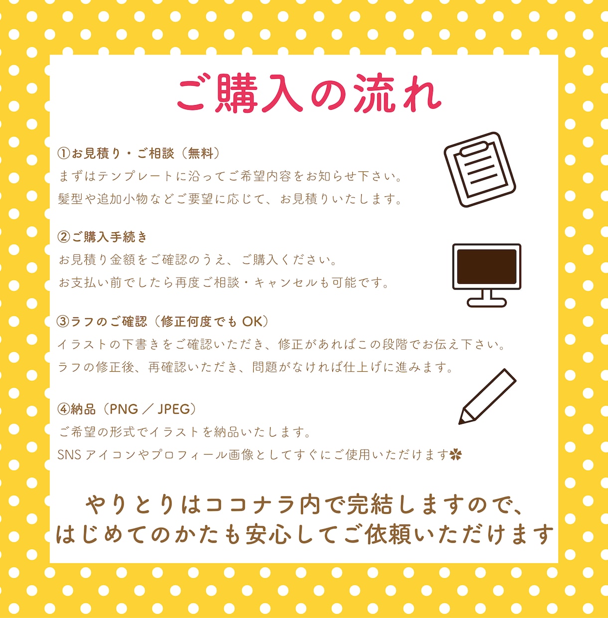 SNSアイコン＊やさしい似顔絵イラスト描きます ナチュラルな雰囲気で、あなたのSNSにやわらかさをプラス！ イメージ10