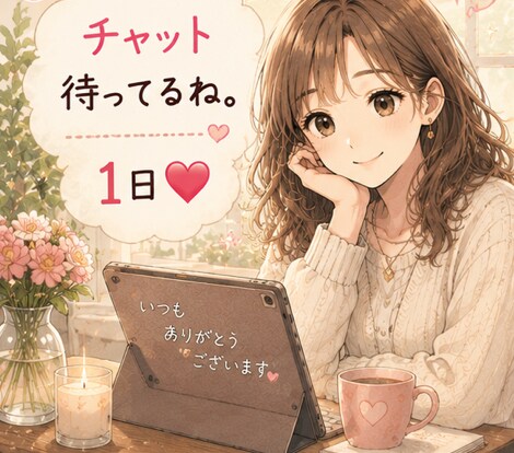 1日Best Friendチャット3〜5回します 貴方を知る為に✨私を知って貰う為に❣️❣️❣️ イメージ1