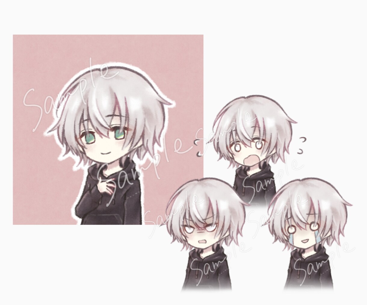 ふわっとやさしい雰囲気のアイコンお描きます 落ち着いた色味なので大人かわいい印象になります♪ イメージ5