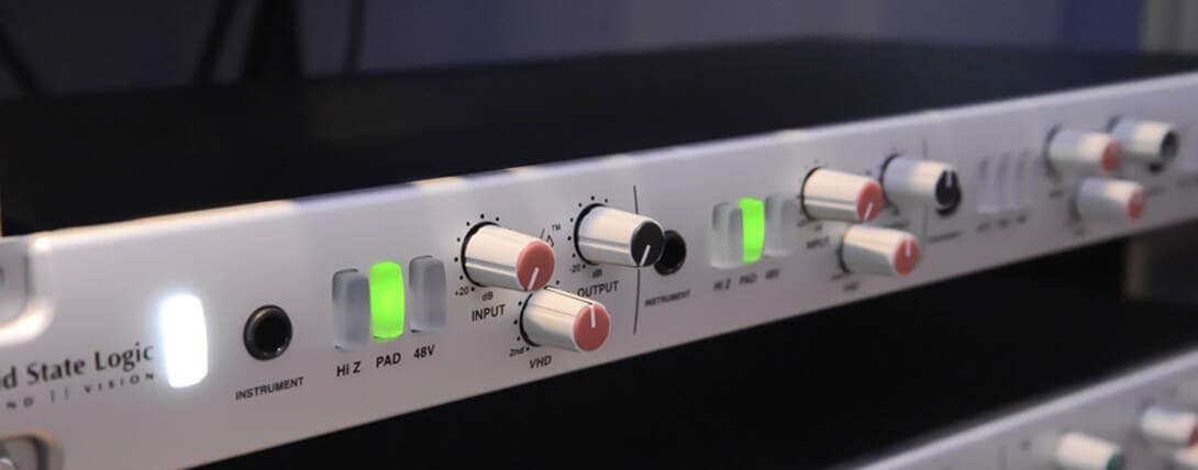 SSLプロユースVHDプリアンプにてリアンプします 倍音をあなたの録音に付加し、他者から一つ頭飛出るクオリティを イメージ1