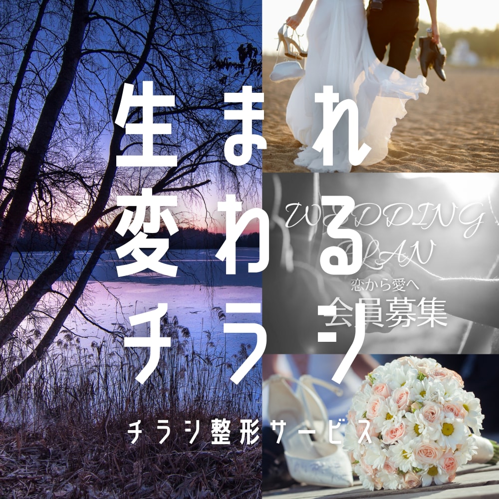 生まれ変わるチラシつくります チラシ整形で業績をあげましょう。 イメージ3