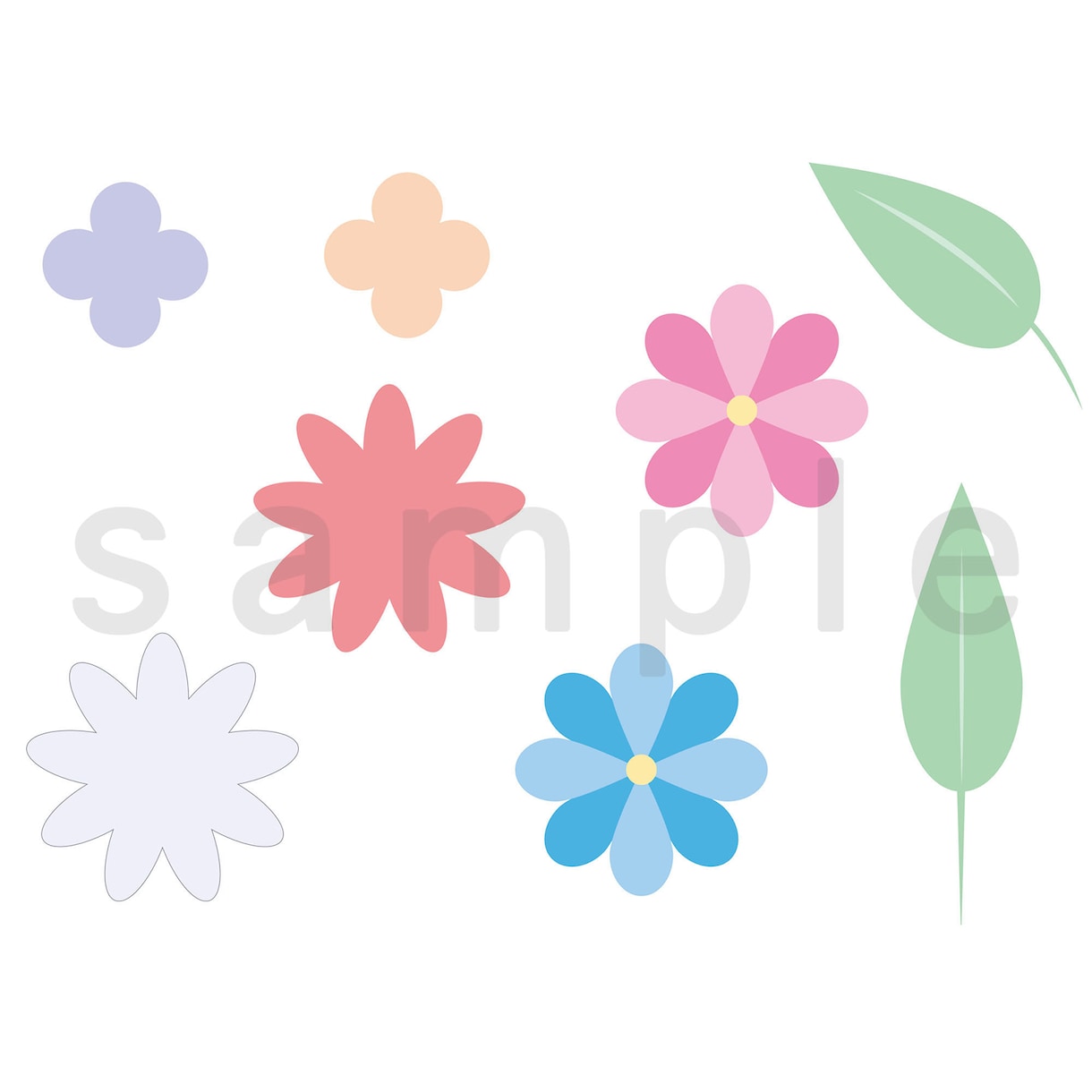 植物のイラスト素材お作りします 自分だけの素材を作ってお手軽に背景を賑やかにしてみませんか？ イメージ3