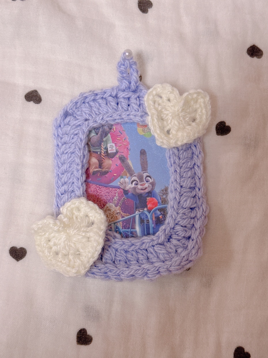 編み物で小物を作ります かぎ編みで【ポーチ】【トレカケース】【リボン】等作成します♡ イメージ9