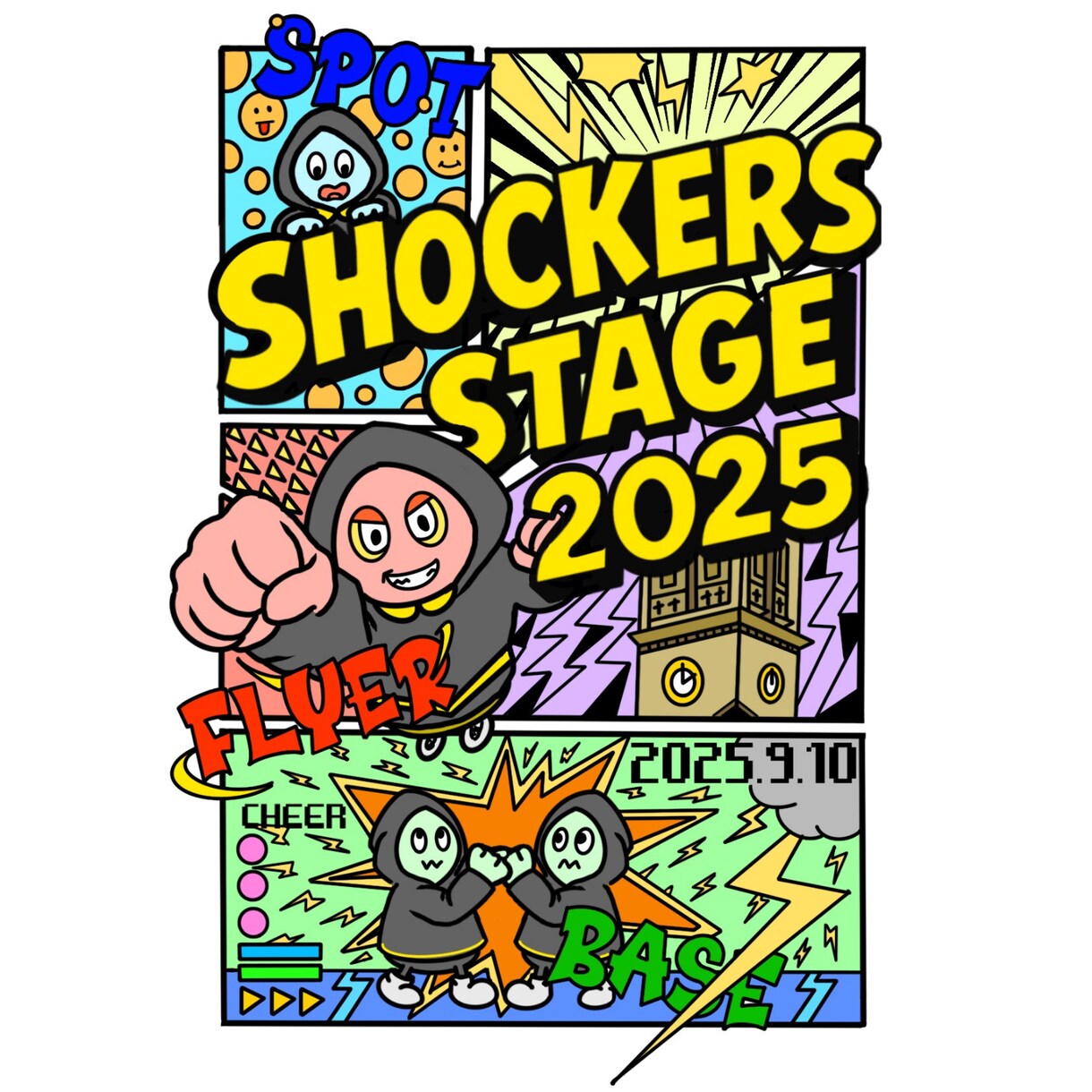 細かくポップなチーム・団体のロゴ制作します 細かい描き込みで世界観まで形にします イメージ3