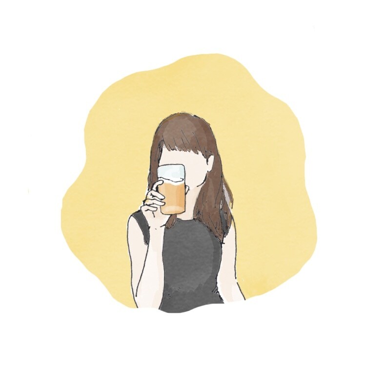 ふんわり手描きのSNSのアイコンを作成します 水性ペン・水彩タッチで上半身をスケッチ○ イメージ4