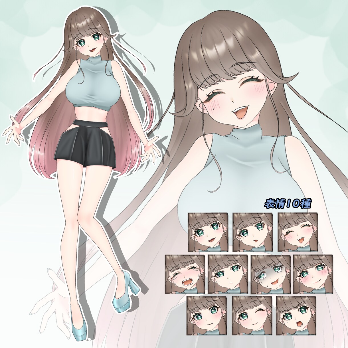 ご希望のイラスト制作いたします ミニキャラ、一枚絵など様々な用途に！ イメージ3