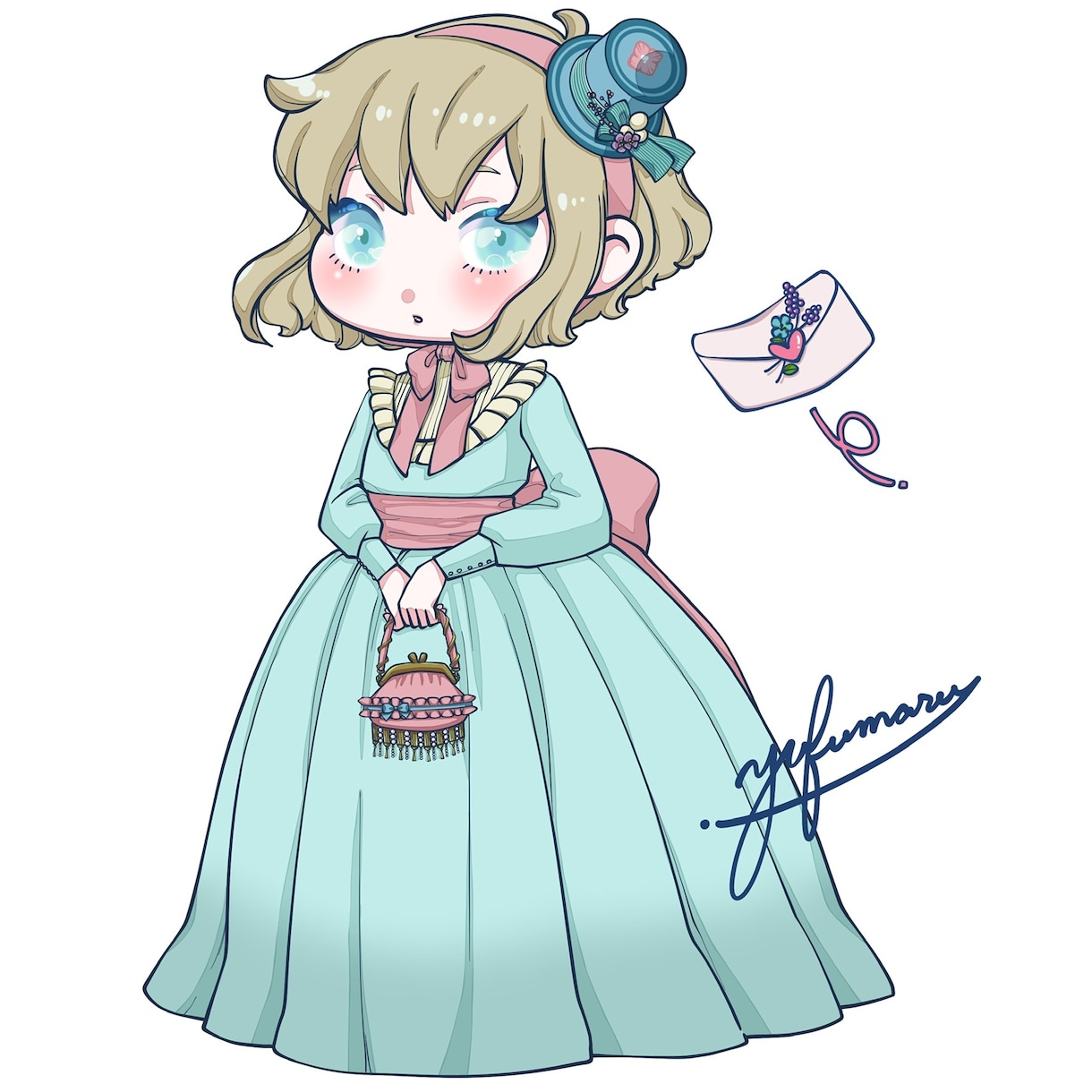 可愛い世界に一つのミニキャラ描きます ブログやYouTubeなどで活躍するオリキャラを制作します♪ イメージ6
