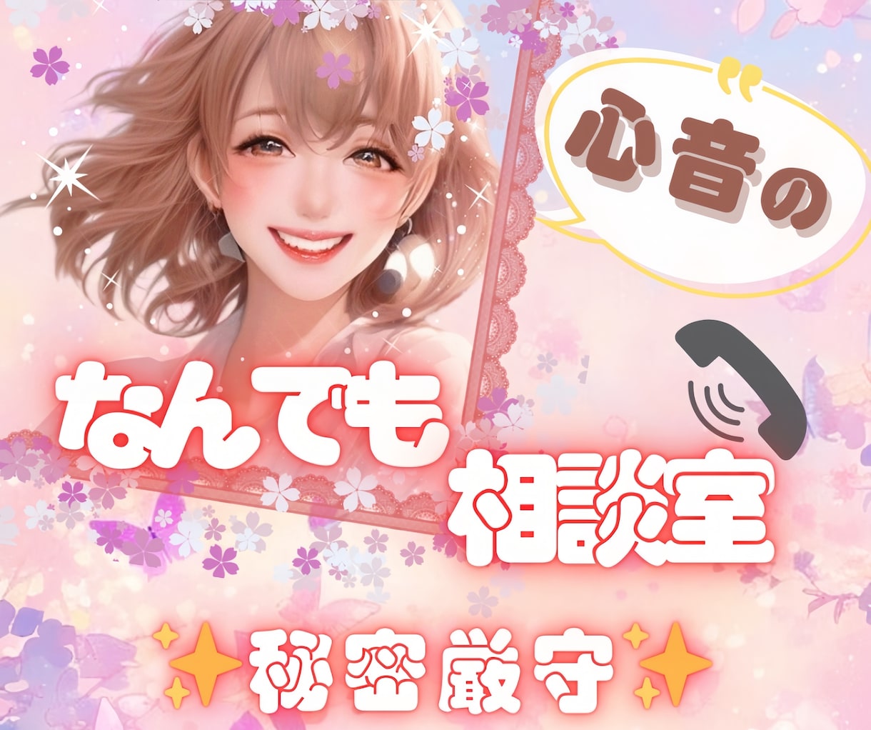今すぐ話したい方✨愚痴・お悩みなんでも受け止めます 男女どちらでも☆短時間OK❣️心のモヤモヤをぜーんぶ聴きます イメージ1