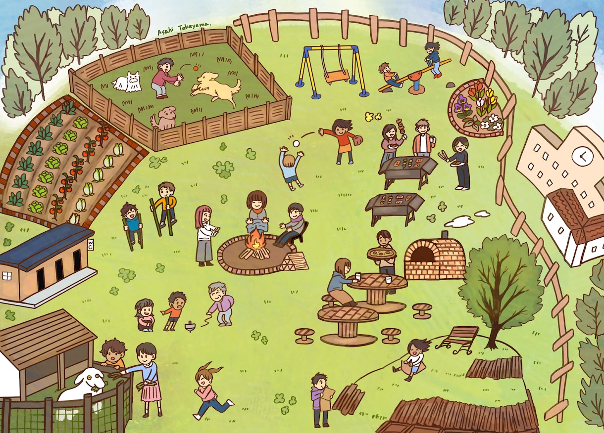 商用可！なごやか挿絵・イラスト（背景付き）描きます 個人・ビジネスなど様々な利用目的で製作可能です！ イメージ5