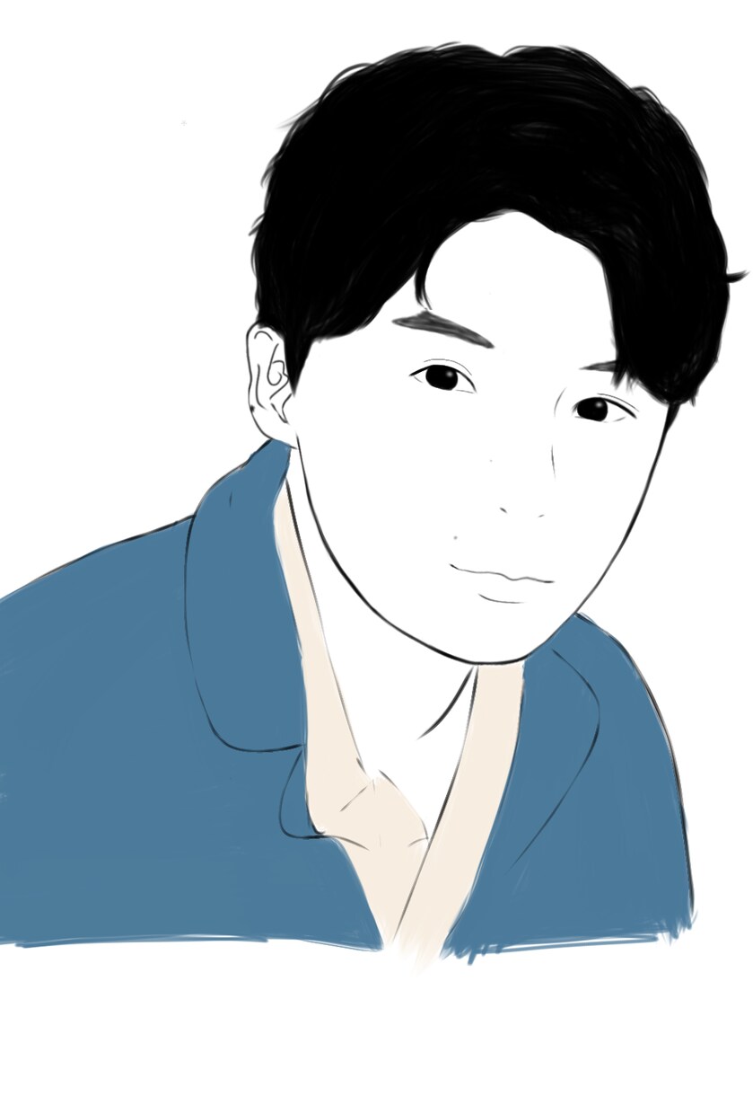 シンプルでリアルすぎない似顔絵描きます SNS・LINEアイコン、名刺等にお使い下さい イメージ4