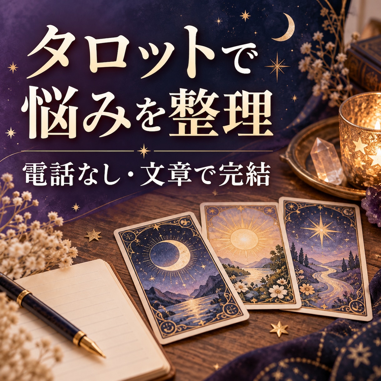 セール中！タロット占いで次の一歩を探します 悩み全般を読み解きます。最短3時間納品 イメージ1