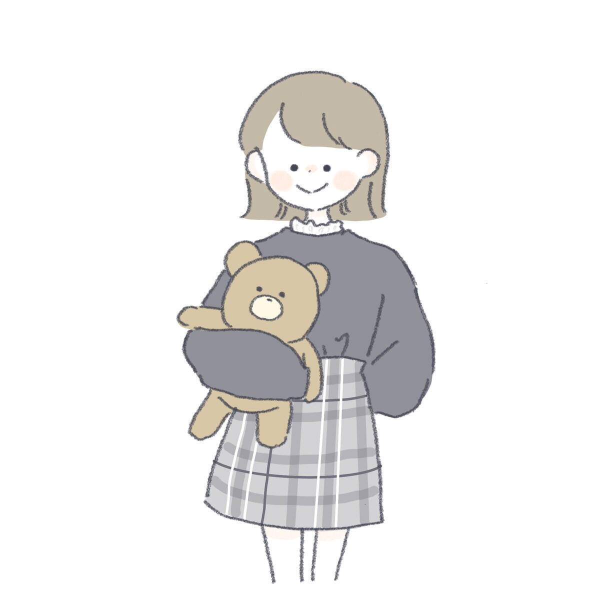 ほっこり可愛いイラスト　作成いたします アイコンやプレゼント用等のイラストオーダー承ります！ イメージ7