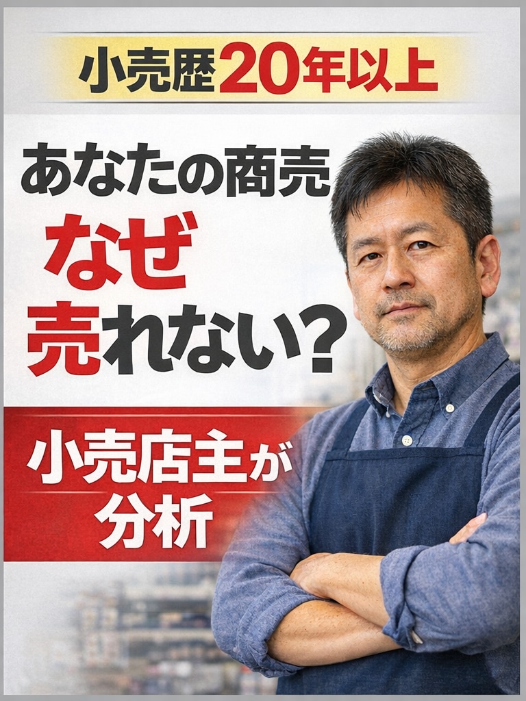 あなたの商売がうまくいかない理由を構造分析します 商店街で15年、小売業20年以上の経験から現実的に分析 イメージ1