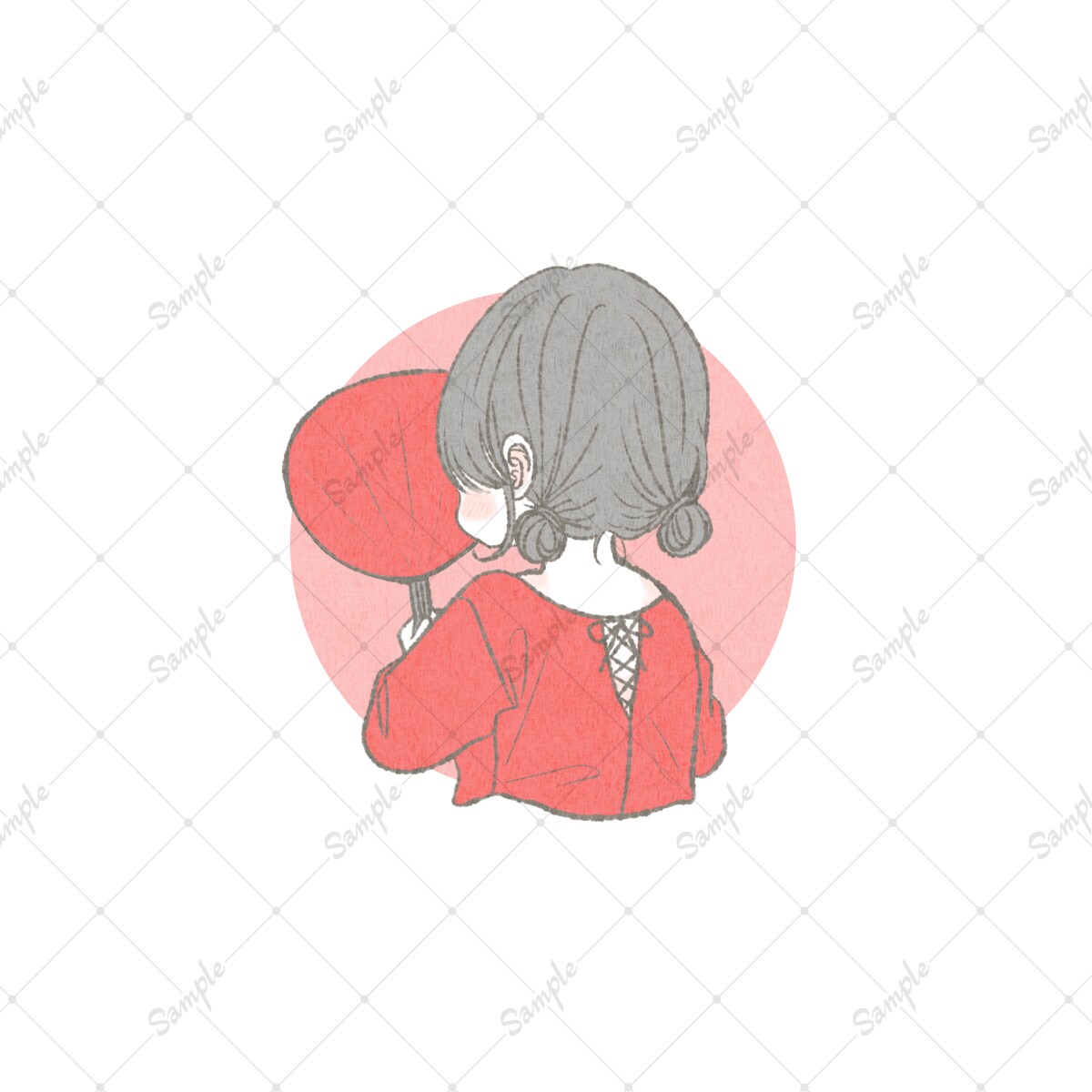2色でかわいく描きます ゆるふわな雰囲気のアイコンが似合うあなたに イメージ10