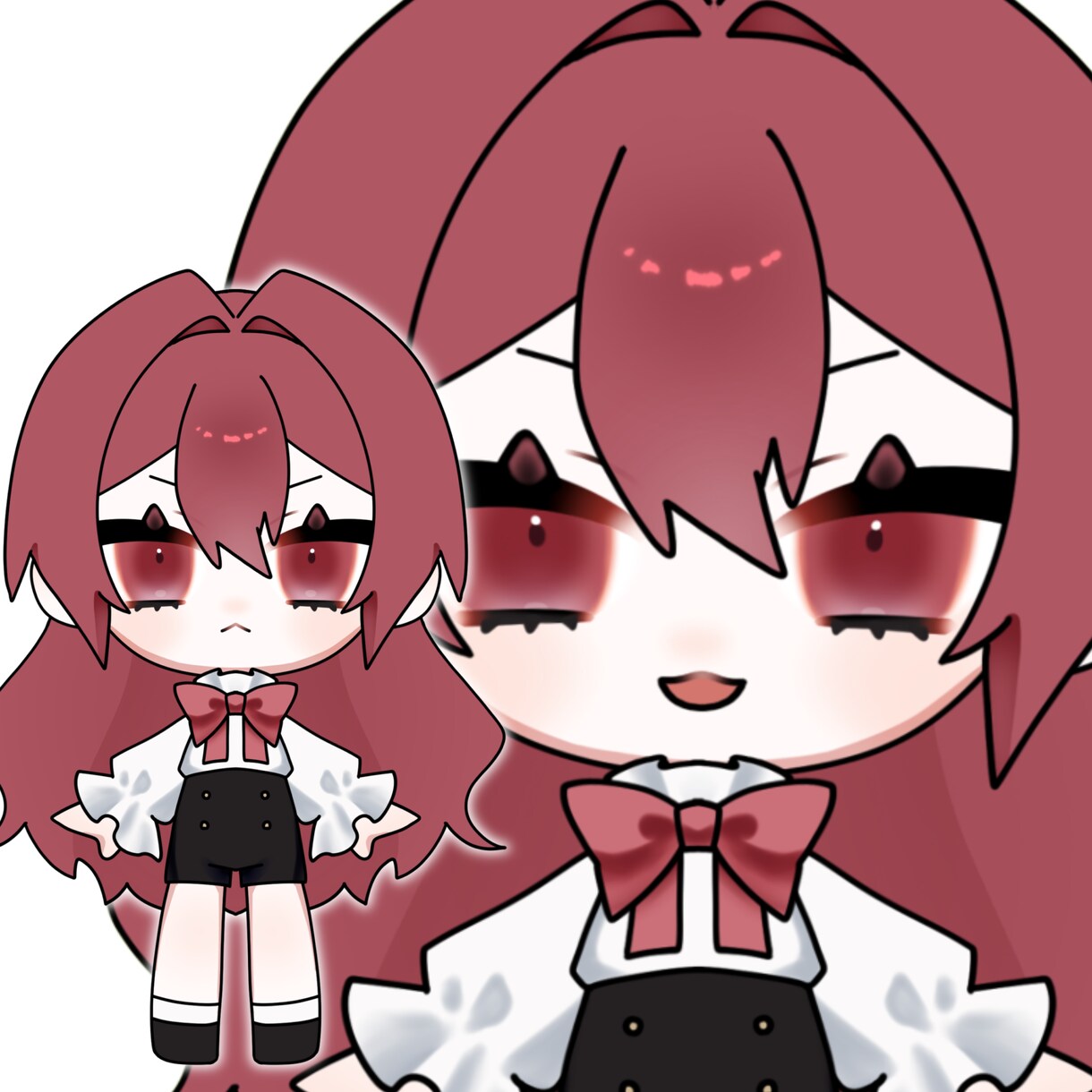 ミニキャラlive2Dモデル制作します 可愛くて高可動域な小さなモデルを制作します。 イメージ2