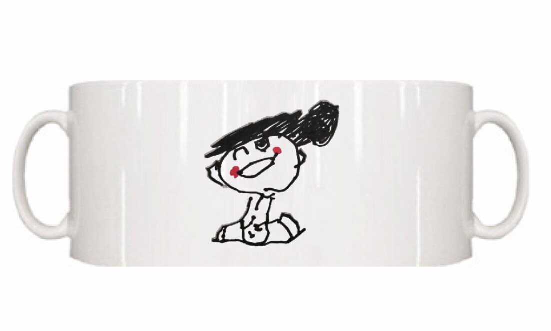 子供のらくがきをデータ化→マグカップに印刷します 子供の創造力をアイテムに印刷し、華やかな日常を！ イメージ3