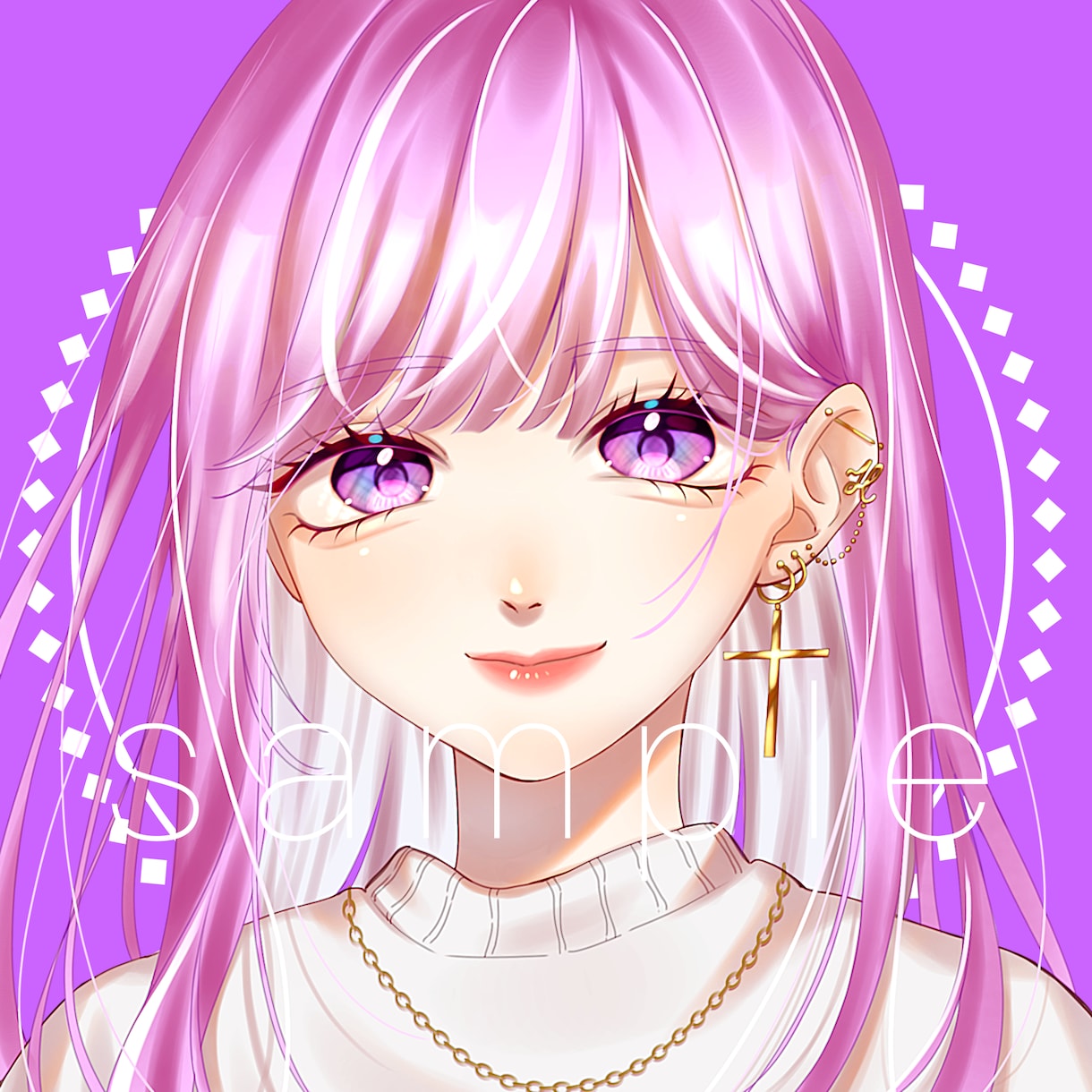 表情豊かなあなただけのアイコンをお描きします 納得がいくまでラフ修正何度でも無料！丁寧に仕上げます！ イメージ5