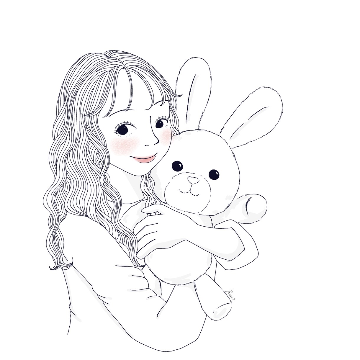 シンプルでかわいい女の子イラスト作成します パンフレット挿絵やパッケージデザイン用イラスト始めました イメージ7